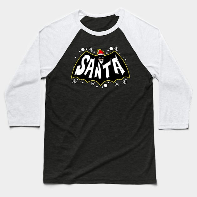 The Santa Baseball T-Shirt by Luis Angel Nunez